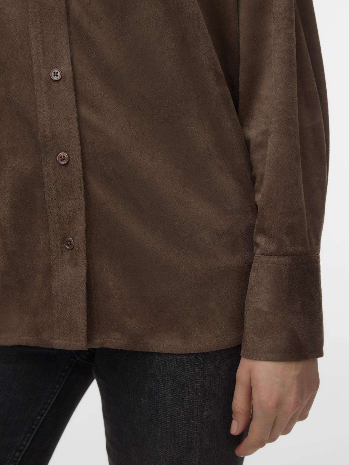 VMKATTY Shirt - Fossil - VERO MODA & VILA Bergvik